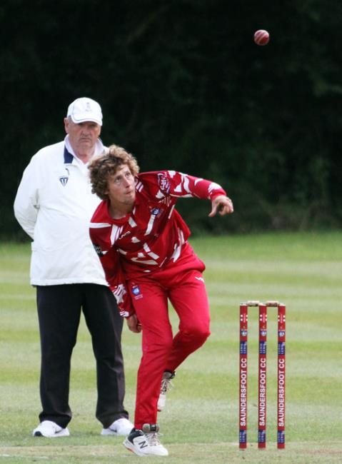 Tom Mansbridge - superb form for Saundersfoot. Picture Susan McKehon Tom Mansbridge - superb form for Saundersfoot. Picture Susan McKehon